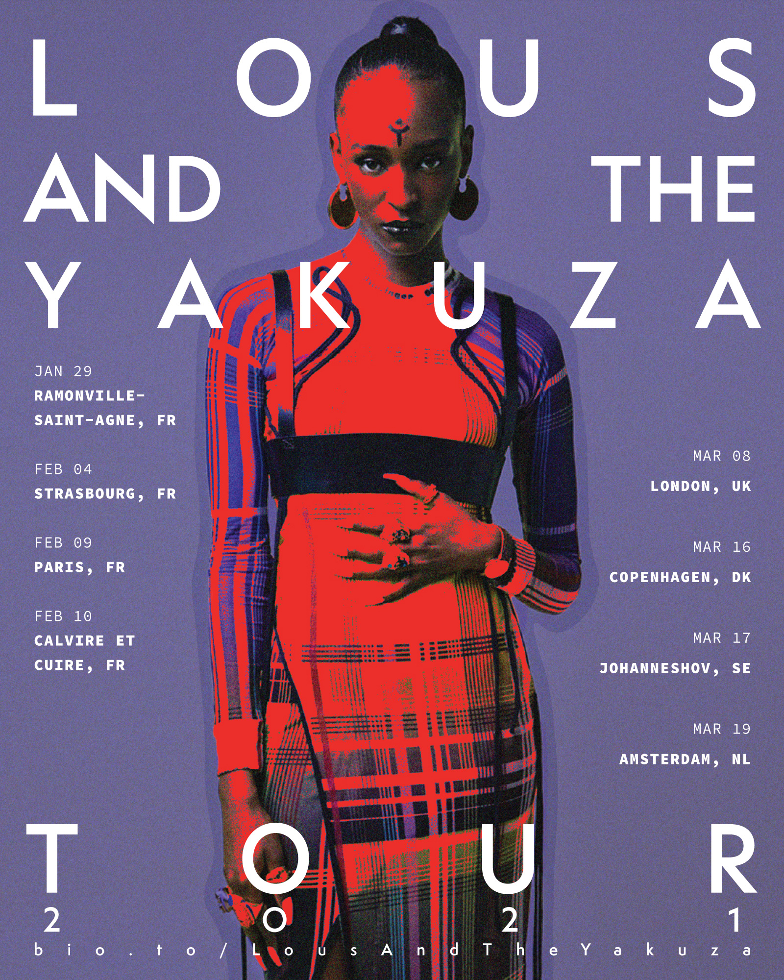 Lous and the Yakuza concert poster